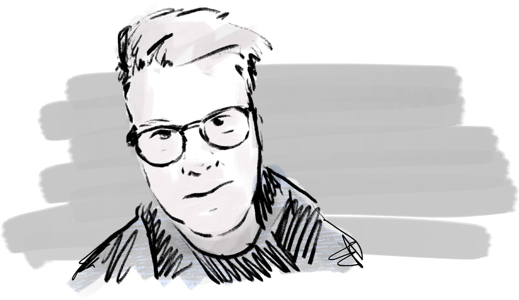 Illustration of Steve Leggat, by Steve Leggat